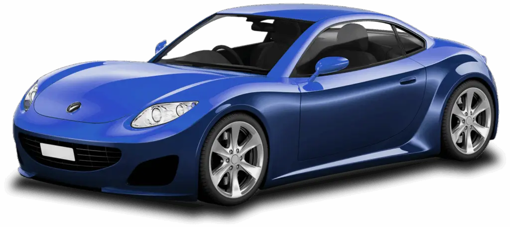 Hero image - blue car